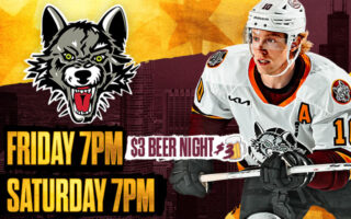 Win a 4 Pack of tickets to this week’s Chicago Wolves Hockey game!