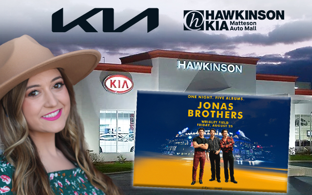 Hannah B LIVE at Hawkinson Kia with your tickets to see the Jonas Brothers!
